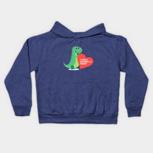 I stole mommy's heart - Dinosaur Boys Valentines Day Kids Hoodie